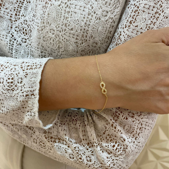 Pulsera Oro Infinito - Pulseras de Diamantes