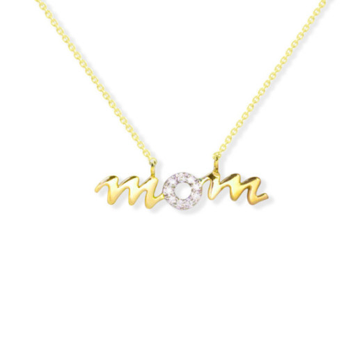 Gold Mama Mama Mini Details - Diamant Halsketten