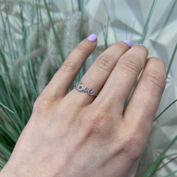 Love Mini Details Goldring - Brillant