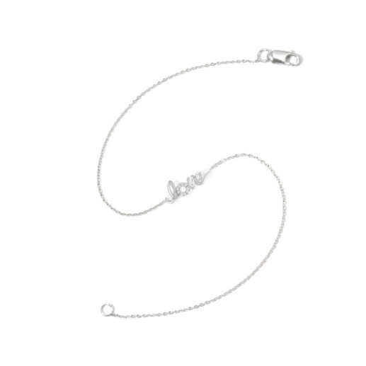 Bracciale Love Mini Dettagli con diamanti - Bracciali diamantati