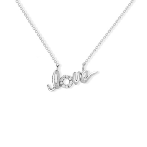 Diamant Halskette Liebe Mini Details - Diamant Halsketten