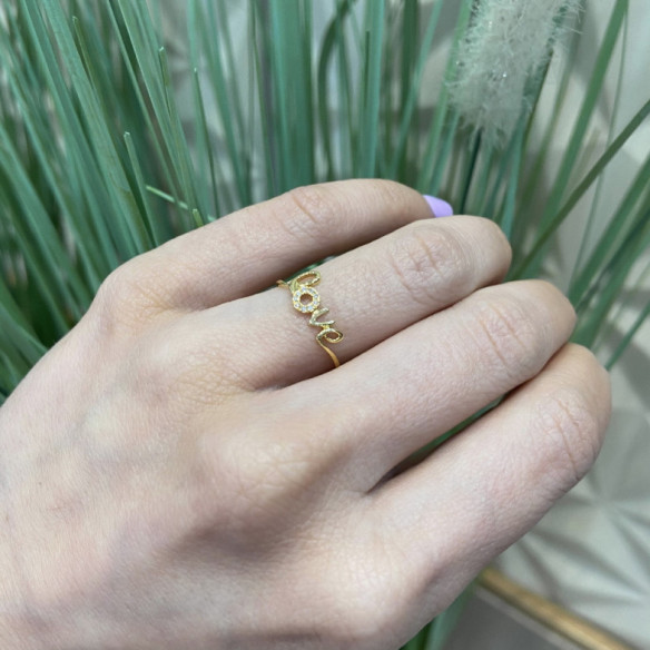 Love Mini Details Goldring - Diamantringe