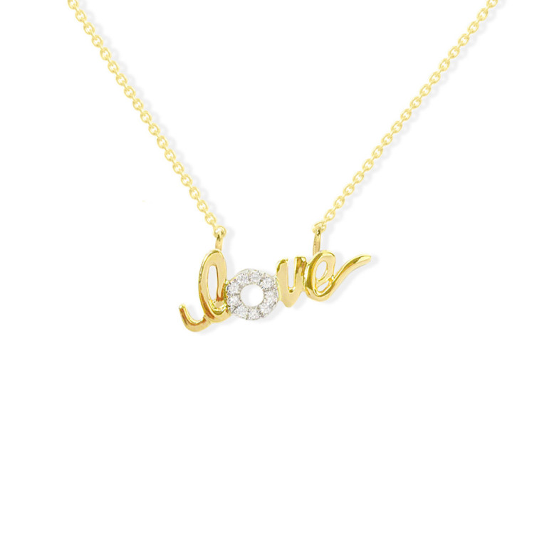 Diamond necklace LOVE MINI DETAILS - Diamond Necklaces