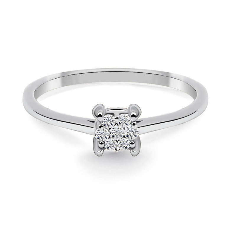 Anillo Diamantes Gardenia 0.10 - ANILLOS