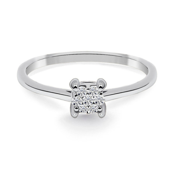 Anillo Diamantes Gardenia 0.10 - ANILLOS