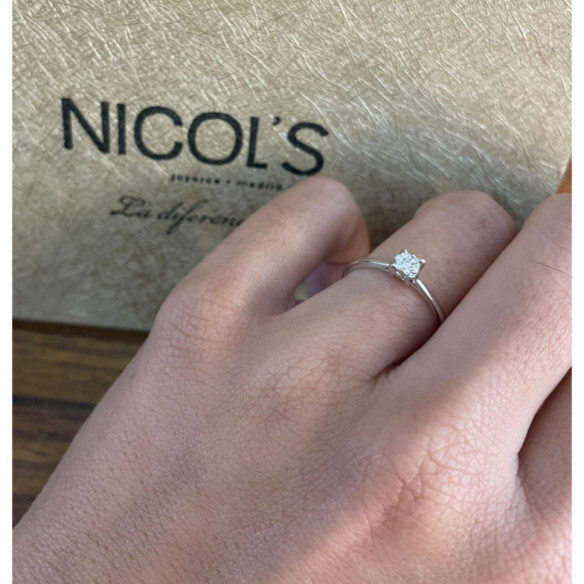 Anillo Diamantes Gardenia 0.10 - ANILLOS