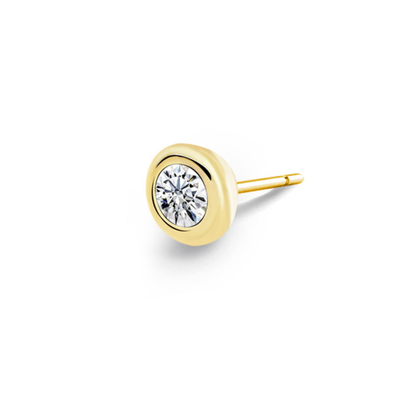 Piercing Diamond Dormilona Chaton - Piercings de Oro