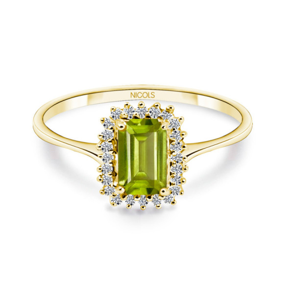 Anillo Peridoto y Diamantes Candy - Anillos Otras Piedras Preciosas