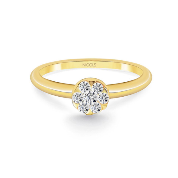Anillo Diamantes Pasion de Diamantes 0.23 OA - ANILLOS