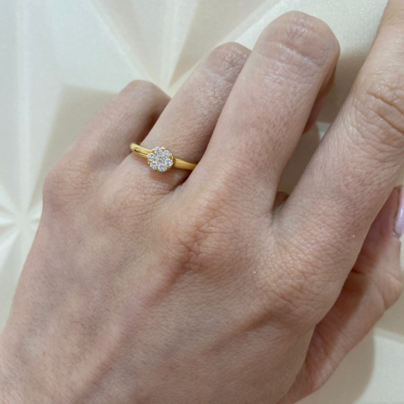 Anillo Diamantes Pasion de Diamantes 0.23 OA - ANILLOS