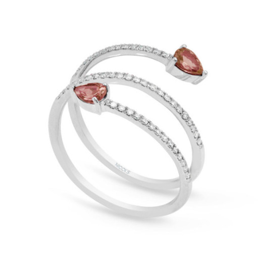 Anillo Diamantes Spiral Rings - diseños modernos 2