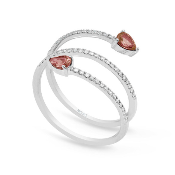 Spiralringe Diamantringe - moderne Designs