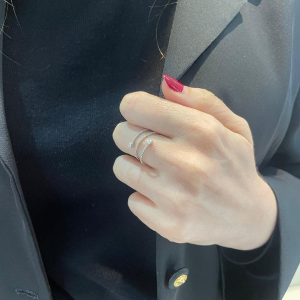 Anillo Diamantes Spiral Rings - diseños modernos