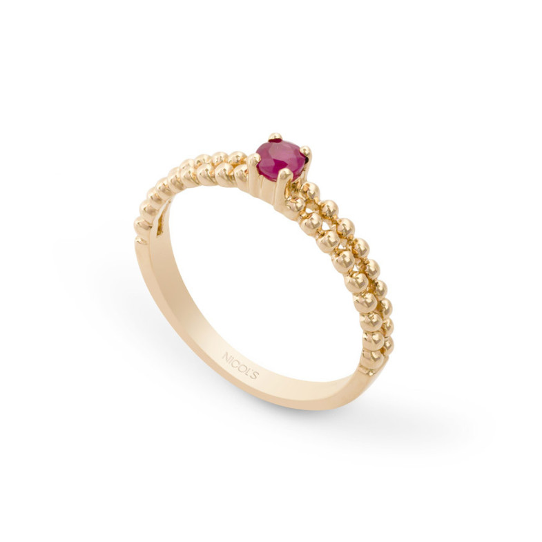 Ruby Ring LONE BOLITAS - Promise Rings