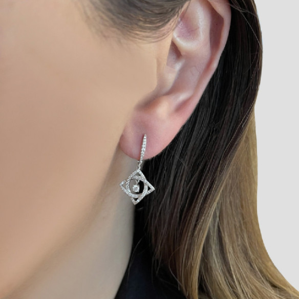 Pendientes Diamantes Rombos Essentials - Pendientes de Novia