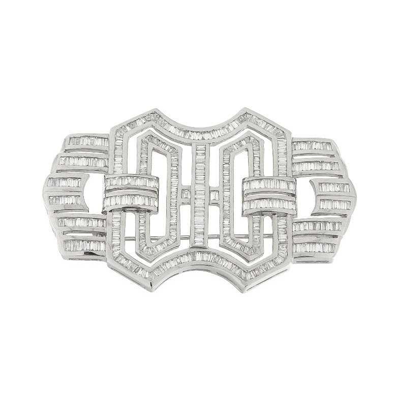 Diamond brooch DIAMOND BAGUETTE - brooches