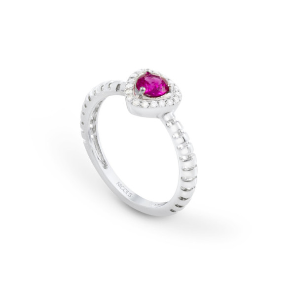 Rubi ring TRIANGLE - Ruby Rings