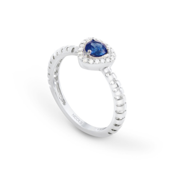 Anillo Zafiro Triangle - Bagues en saphir
