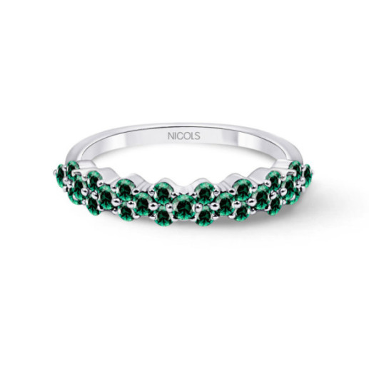 Anillo Emeraldas Honey - Anillos de Esmeralda