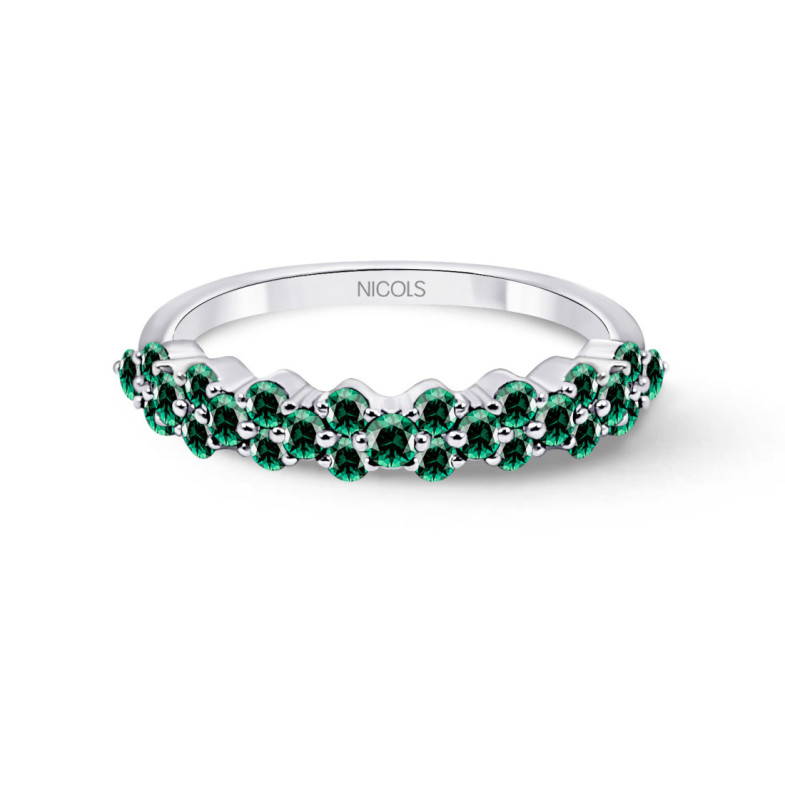 Anillo Emeraldas Honey - Anillos de Esmeralda