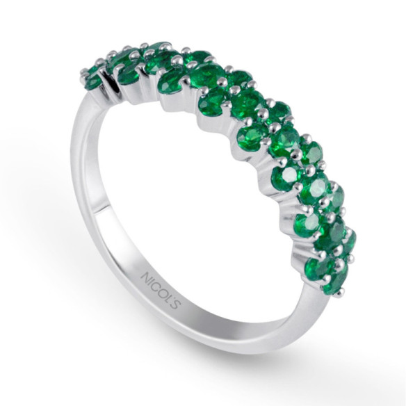 Honig-Smaragdring - Smaragdringe