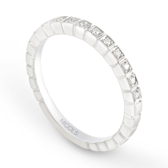 Anello di diamante Almena - Alleanze luminose