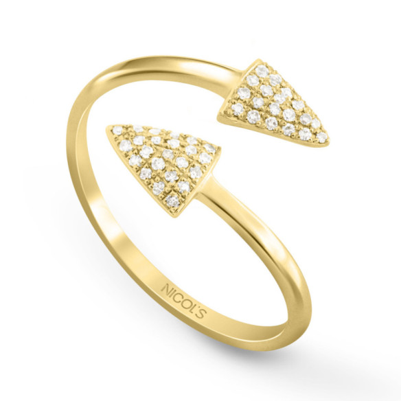 Anello delle frecce - Anelli di diamanti