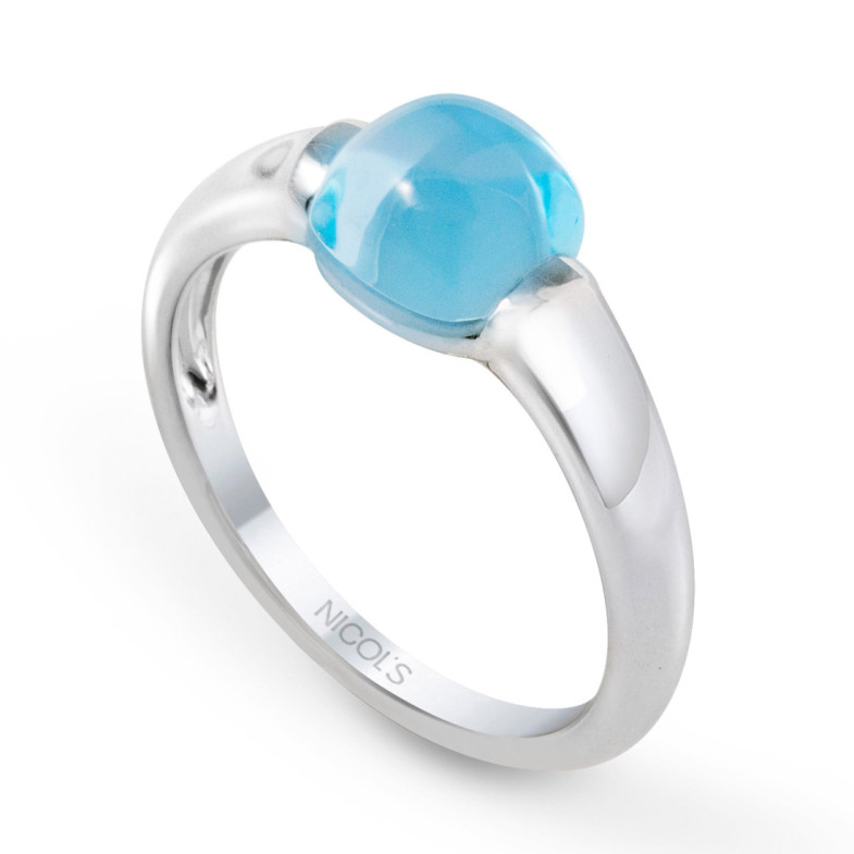 Gold Ring Topazin Candy Stone - Ringe andere Edelsteine
