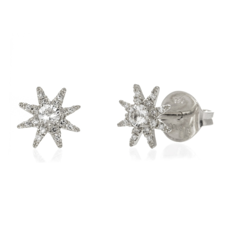 Brincos de ouro Little Star Detalhes - sonolento