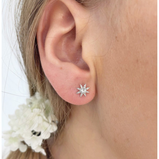 Pendientes Oro Estrella Little Details - dormilonas 2