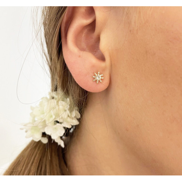 Pendientes Oro Estrella Little Details - dortoirs
