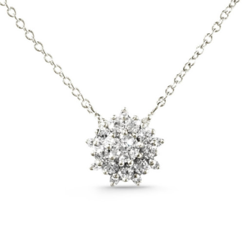 Gold Anhänger Mini Details - Diamant Halsketten