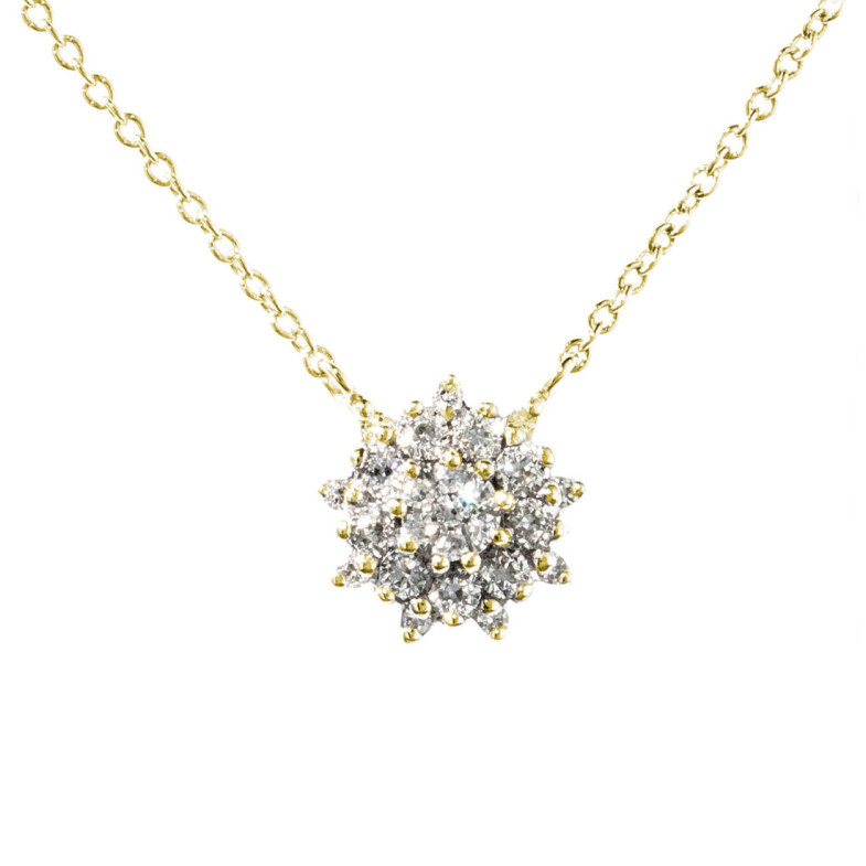 Colgante Oro Mini Details - Collares de Diamantes