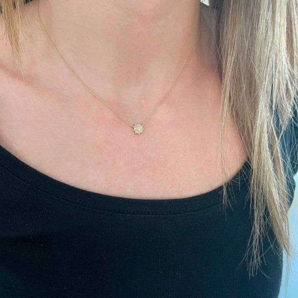 Colgante Oro Mini Details - Colares de diamantes