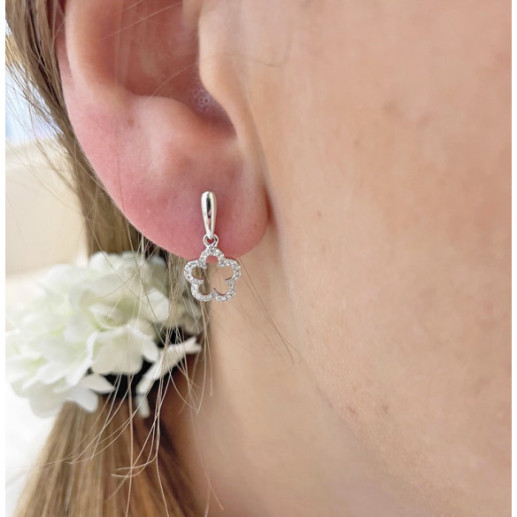Pendientes Oro Flor Little Details - cortos 2