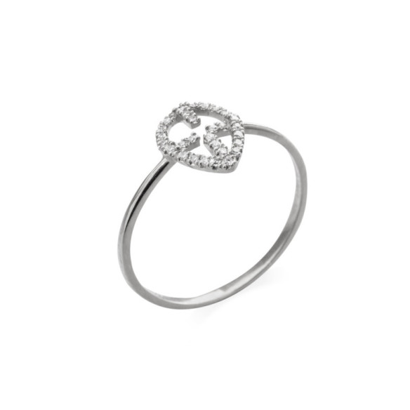 Anillo Oro Cruz Little Details - Anillos de Diamantes