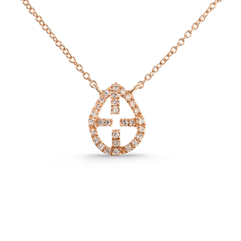 Collar Oro Cruz Little Details - Collares de Diamantes