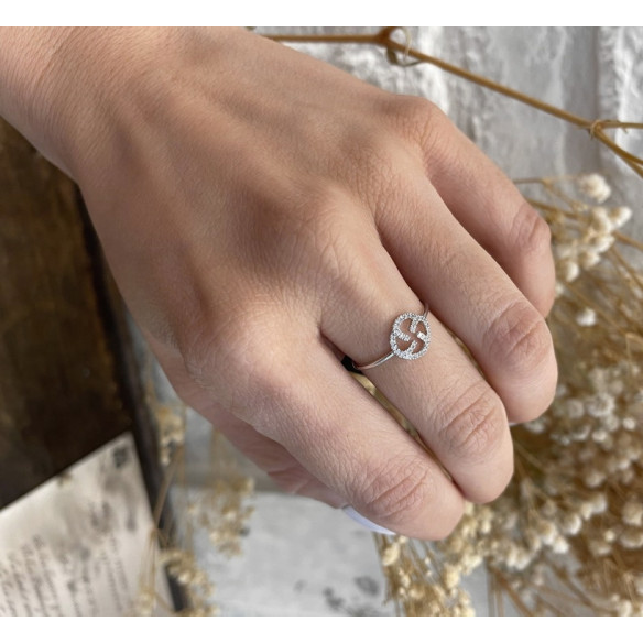 Templar Seal Ring Kleine Details - Brillant