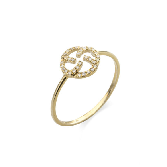 Anello con sigillo templare con piccoli dettagli - Anelli di diamanti