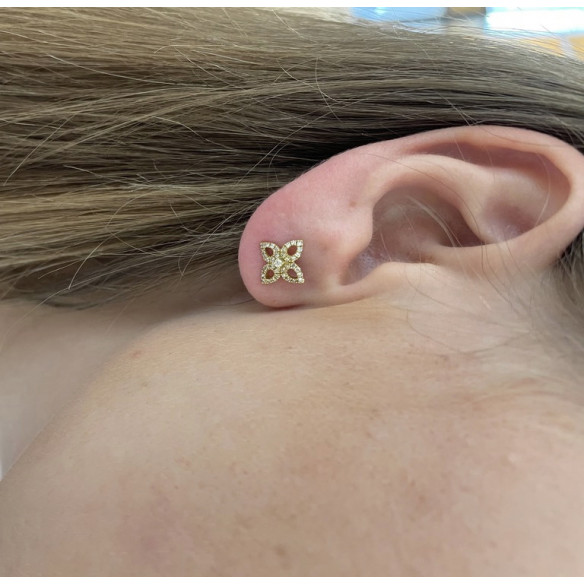 Pendientes Oro Estrella Picos Little Details - cortos