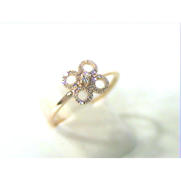 Anillo Diamantes Flor Redonda Little Details - Brillant