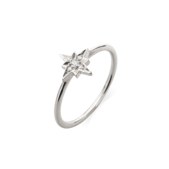 Diamond Ring Star Fugab Little Details - Anelli di diamanti