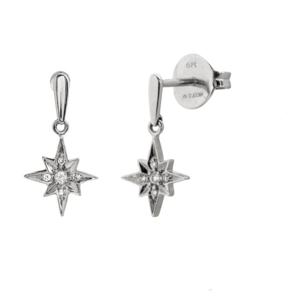 Pendientes Diamantes Estrella Fugaz Little Details - curto