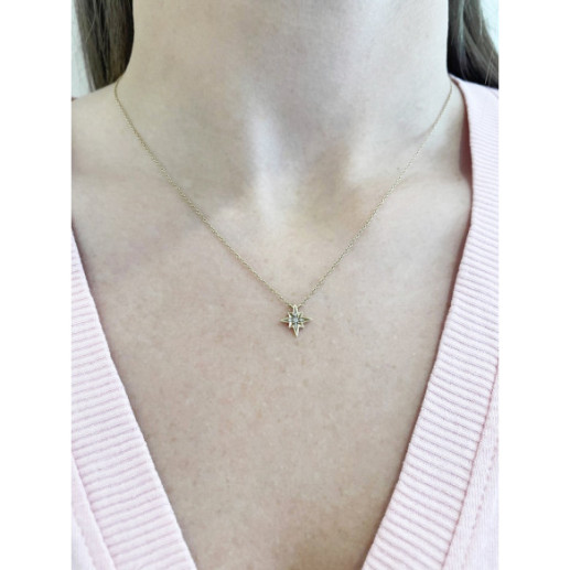 Collar Oro Estrella Fugaz Little Details - Collares de Diamantes 2