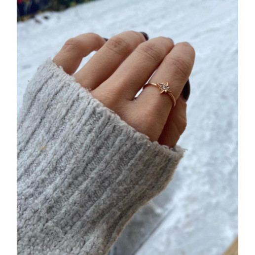Anillo Diamantes Estrella Fugaz Little Details - Talla Brillante 2