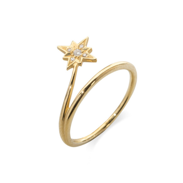 Shooting Star Ring Cola LITTLE DETAILS - Brilliant Cut
