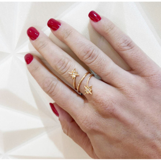 Fugaz Star Ring Doppel Cola Little Details - Diamantringe 2