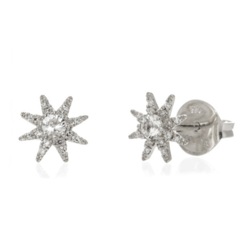 Pendientes Diamantes Estrella Lady Star - cortos