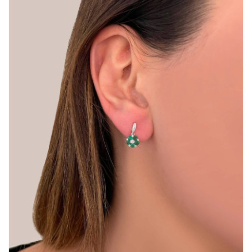 Pendientes Esmeraldas Mini Details - Pendientes de Esmeraldas 2