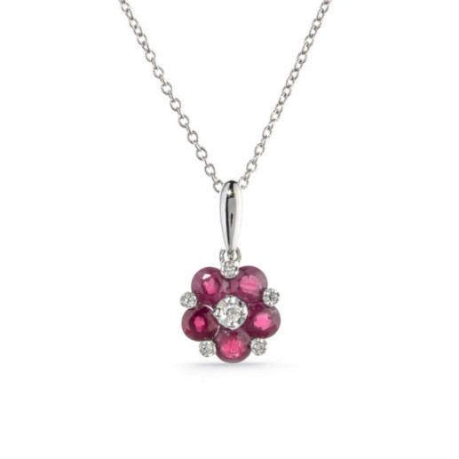Ruby MINI DETAILS pendant - Red Stone Pendants